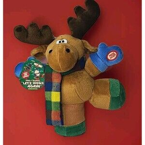 VERY RARE Vintage MTY Singing Animated Reindeer 12" Plush Stuffed Animal Toy